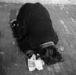 Dead woman and book